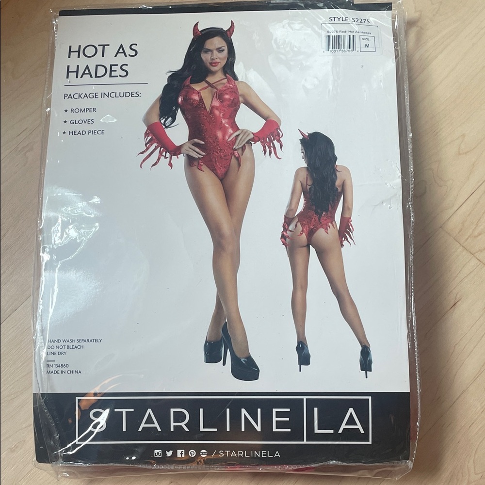 Starline LA Red Devil Halloween Costume Set - Hot as Hades